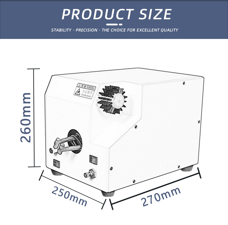 TR-NX11 Semi-Automatic Shield Brushing And Twisting Machine — detail 6