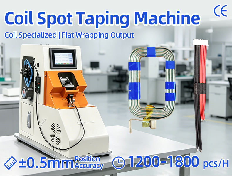 TR-305 Pneumatic Plate Coil Single Point Tape Wrapping Machine — detail 1