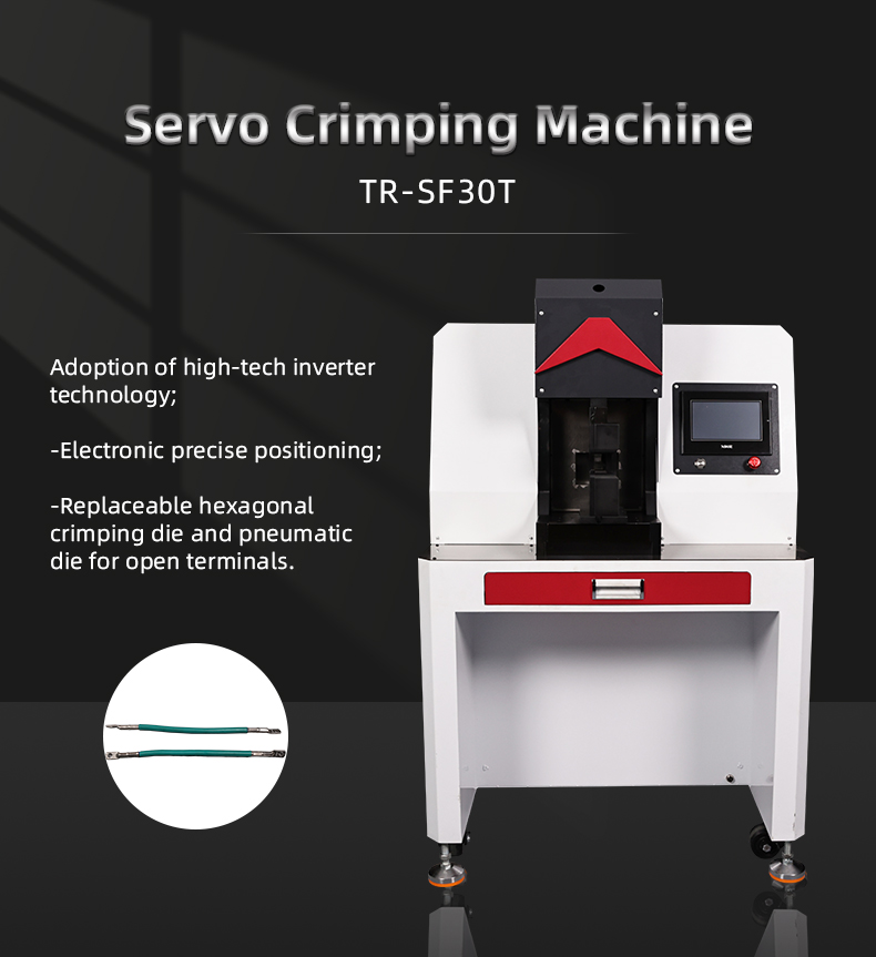 TR-SF30T Semi-Automatic 30T Servo Terminal Crimping Machine — detail 1