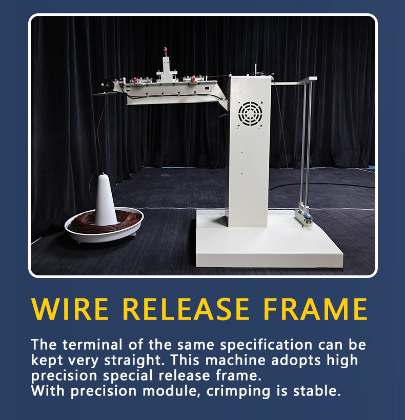 TR-D01 Double-head Single-pass Heat Shrink Tube Terminal Crimping Machine — detail 12