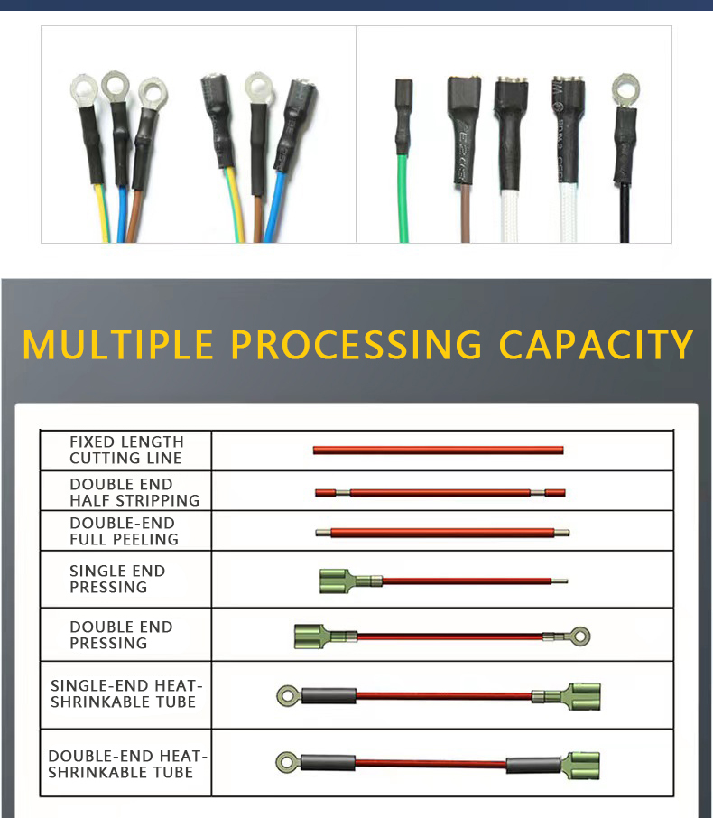 TR-D01 Double-head Single-pass Heat Shrink Tube Terminal Crimping Machine — detail 16