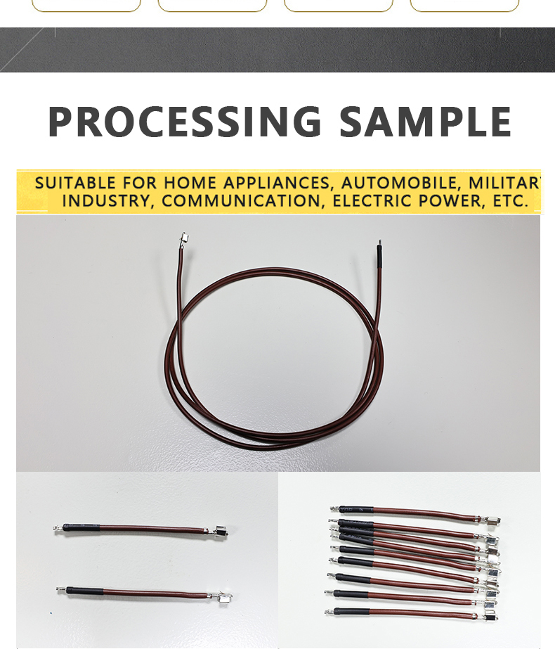 TR-D01 Double-head Single-pass Heat Shrink Tube Terminal Crimping Machine — detail 3