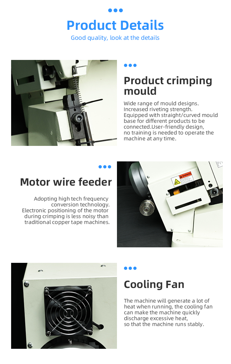 TR-2T Turing Semi-Automatic Copper Tape Crimping Machine — detail 6
