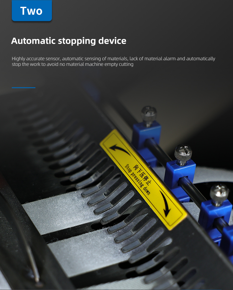 TR-LH120 Fully Automatic 120mm Knife Width Electric Punching And Tape Hot Cutting Machine — detail 7