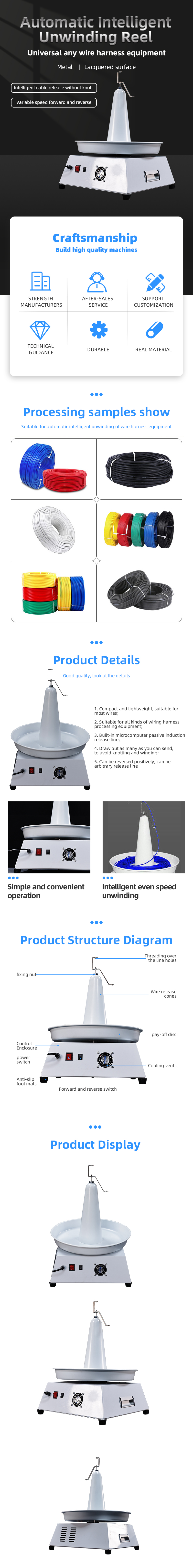 TR-F01 Automatic Intelligent Unwinding Reel — detail 1