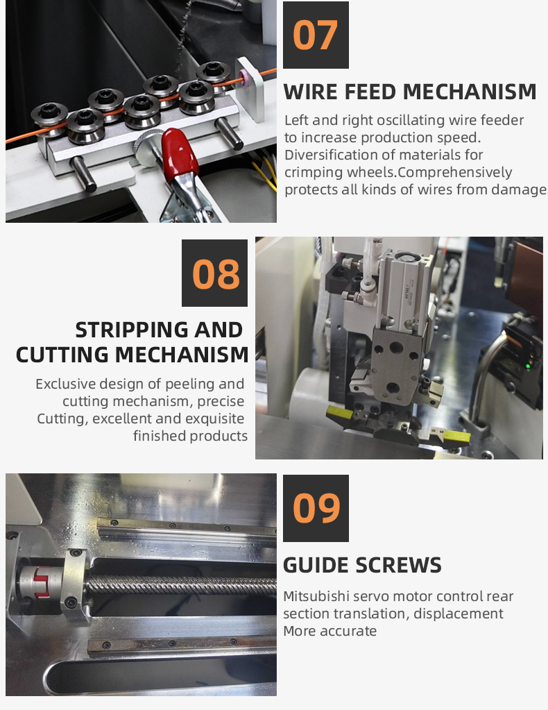 TR-DM03 Fully Automatic One-to-Three Inserting Tube Terminal Crimping Machine — detail 10