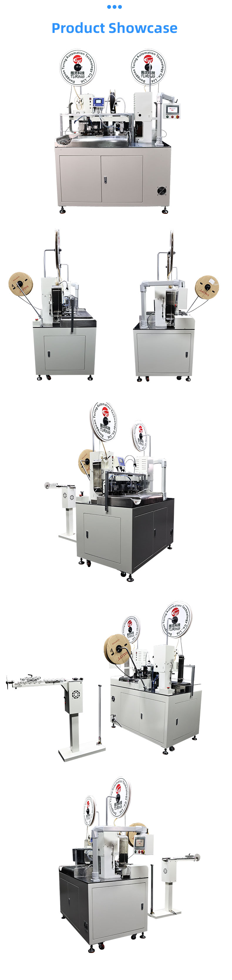 TR-DM07 Auto 2 Heads Round Jacket Cable Sheathed Wire Insert Heat Shrink Tube Terminal Crimping Machine — detail 12