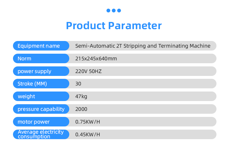 TR-BD01 Semi-Automatic 2.0T Stripping And Terminal Crimping Machine — detail 4