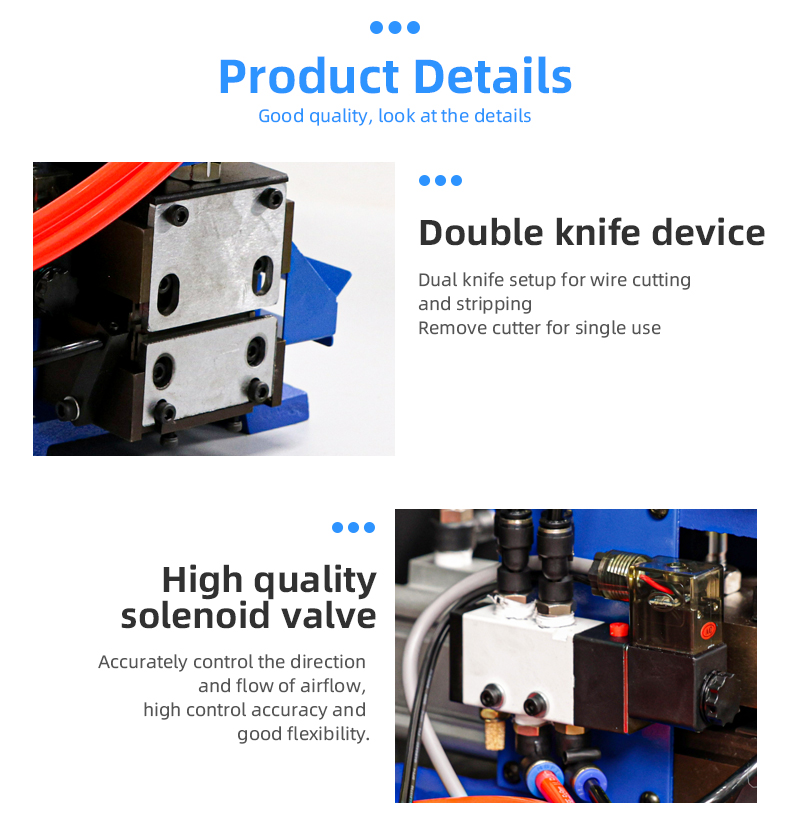 TR-3F1 Semi-auto Double Blades Wire Stripping Machine — detail 5