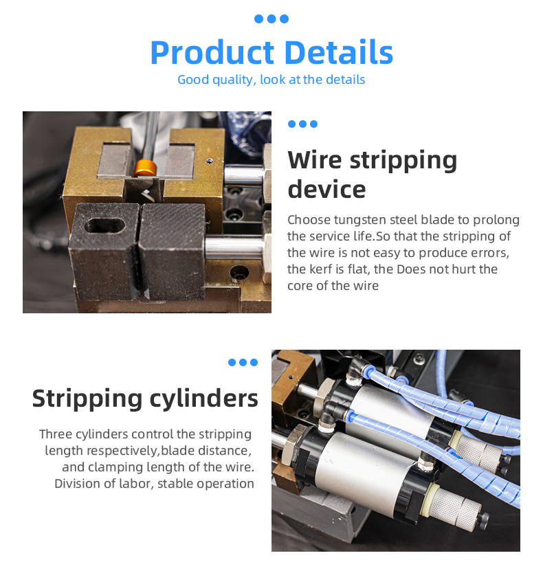 TR-315 Semi-auto Pneumatic Multi-cores Wire Stripping Machine — detail 5