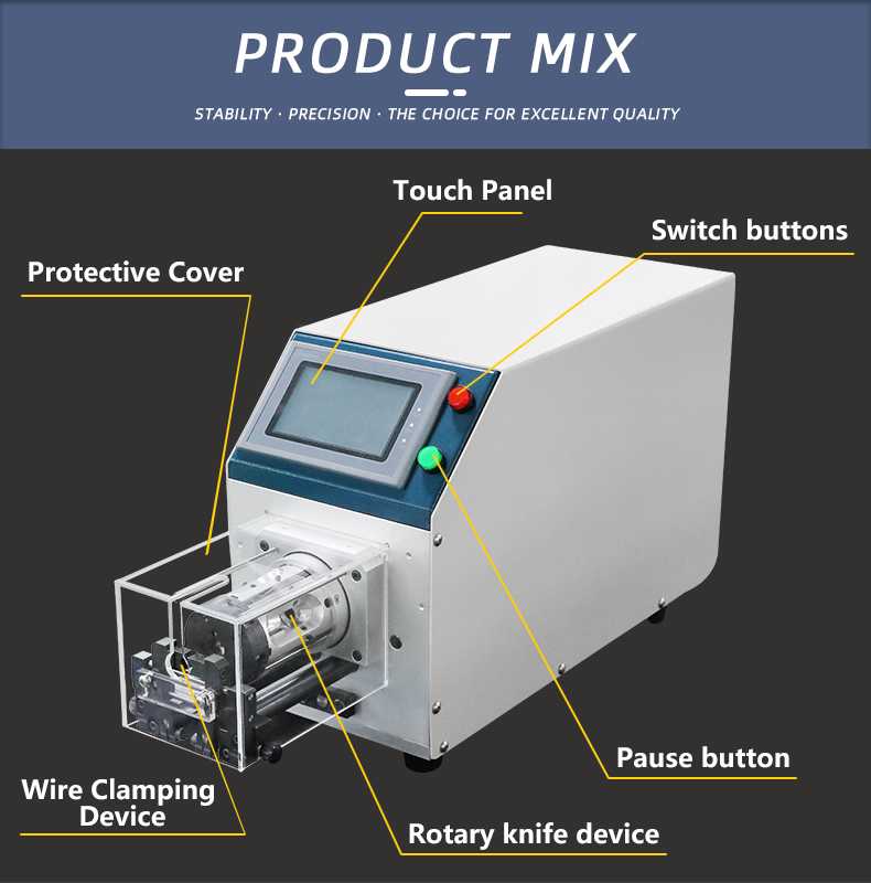 TR-6806D Semi-automatic Coaxial Wire Stripping Machine — detail 6