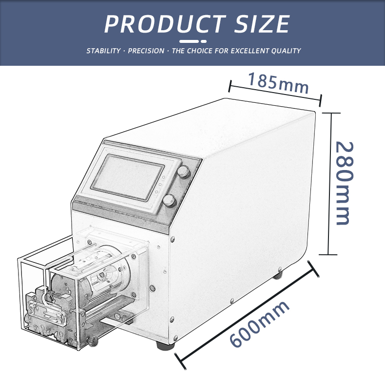 TR-6806D Semi-automatic Coaxial Wire Stripping Machine — detail 7