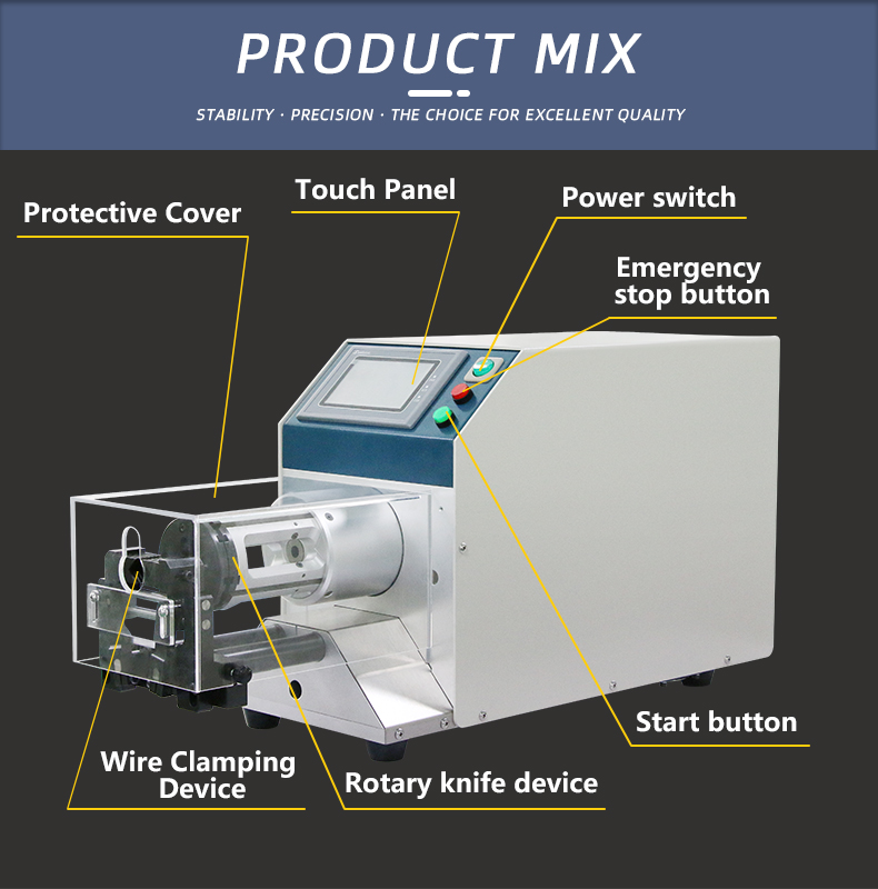 TR-8608 Semi-automatic Coaxial Wire Stripping Machine — detail 6