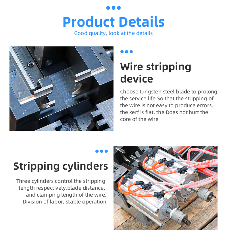 TR-820 Semi-automatic Pneumatic Cable Stripping Machine — detail 5