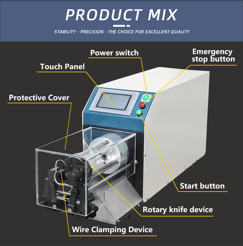 TR-2515 Semi-automatic Coaxial Wire Stripping Machine — detail 6