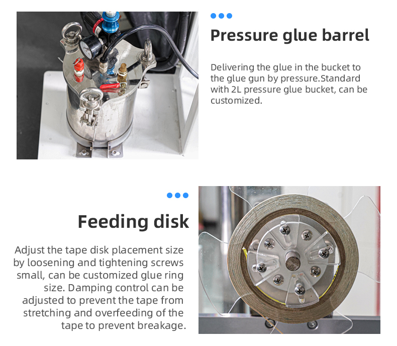 TR-DJ01 Fully Automatic Glue Dispensing And Backing Glue Machine 3M Glue Machine — detail 8