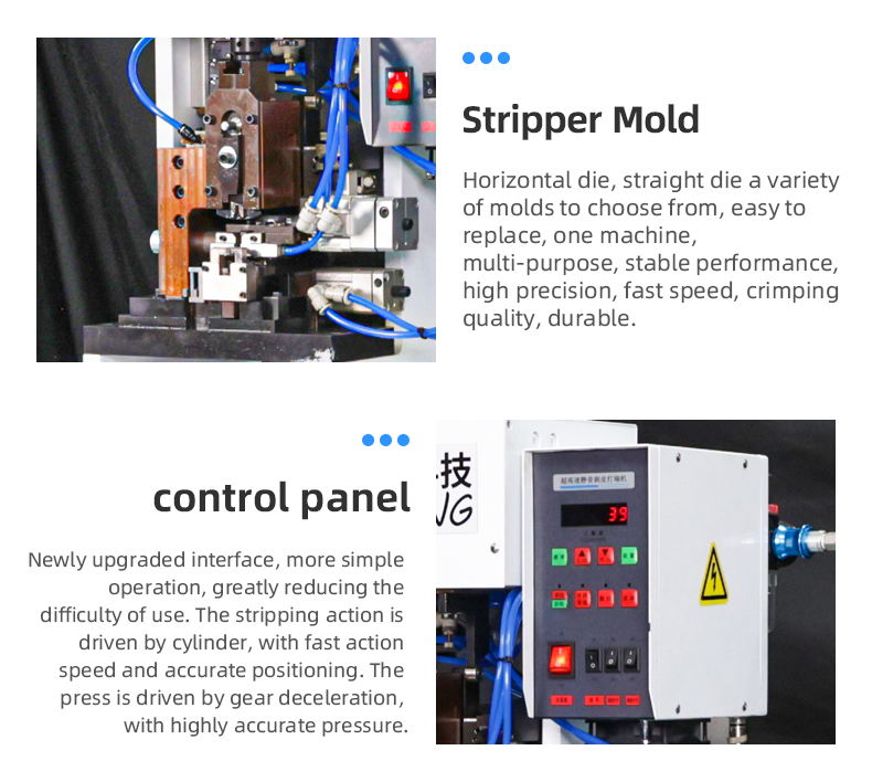 TR-BD3000 Semi-automatic Straight Stripping And Crimping Terminal Crimping Machine — detail 11