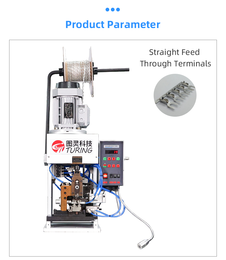 TR-BD3000 Semi-automatic Straight Stripping And Crimping Terminal Crimping Machine — detail 5