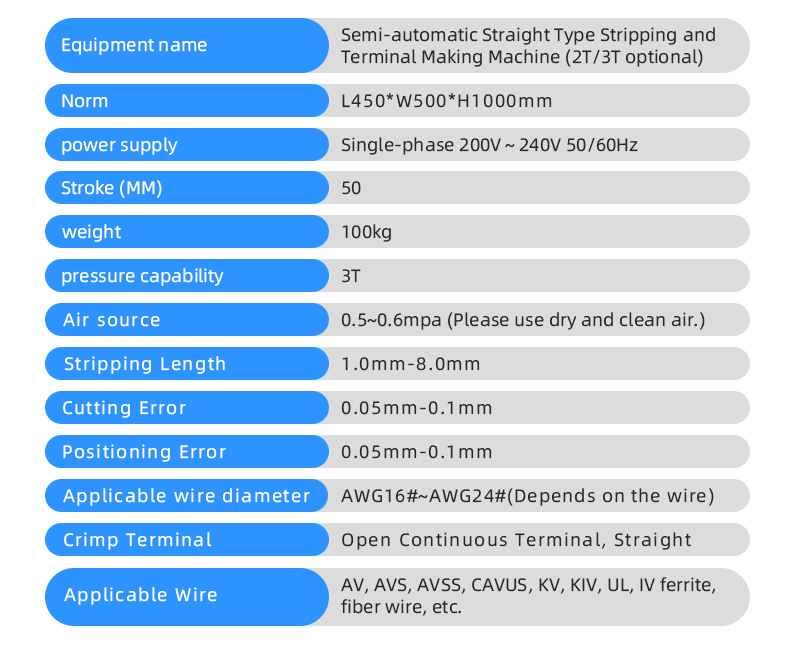 TR-BD3000 Semi-automatic Straight Stripping And Crimping Terminal Crimping Machine — detail 6