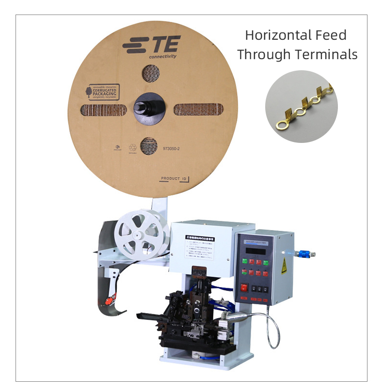 TR-BD3000 Semi-automatic Straight Stripping And Crimping Terminal Crimping Machine — detail 7