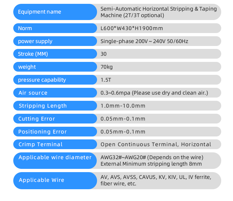 TR-BD3000 Semi-automatic Straight Stripping And Crimping Terminal Crimping Machine — detail 8