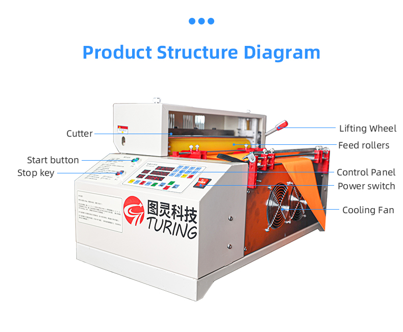 TR-400L Semi-auto Tape Velcro Single Cold Cutting Machine — detail 8