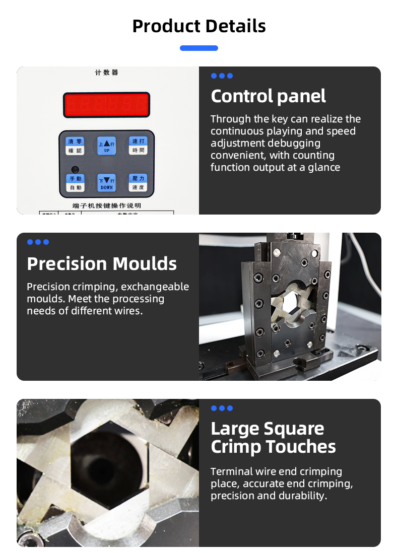 TR-6T Semi-automatic 6T Crimper Terminal Crimping Machine — detail 7