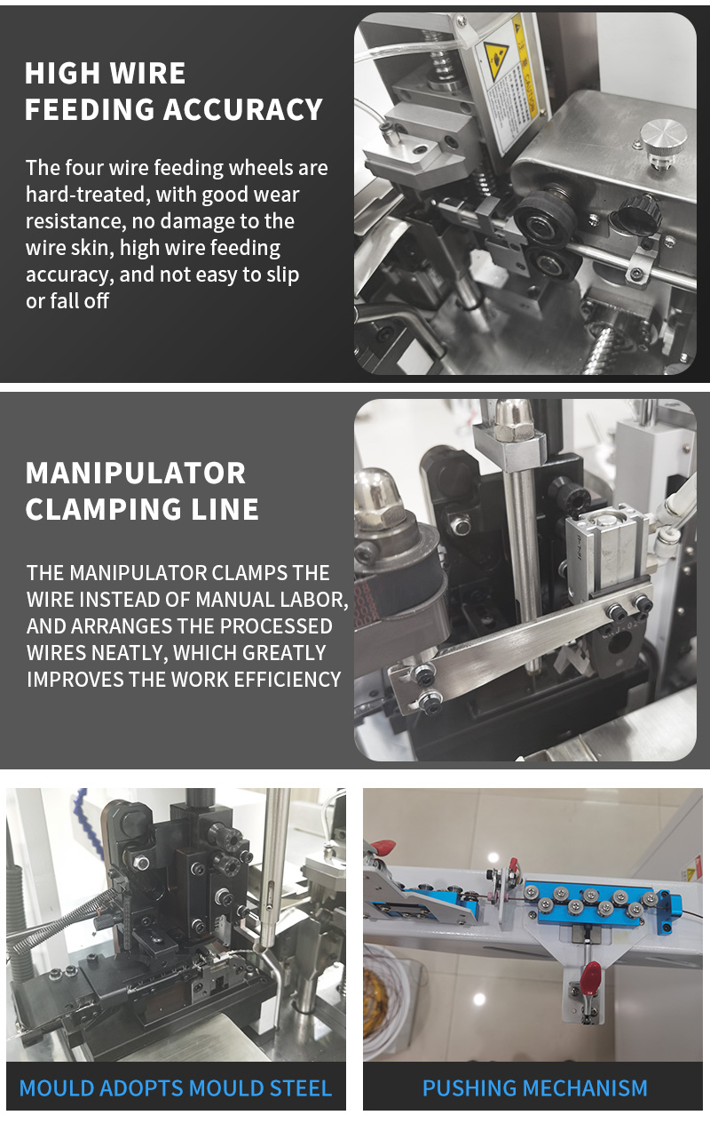 TR-T01 Fully Automatic Mitsubishi Servo Motor Double-head Terminal Crimping Machine — detail 7