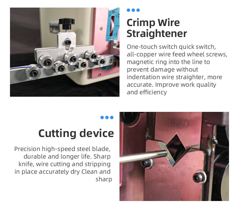 TR-810P Fully Automatic Pull Sheel Type Precision 10 Square Wire Stripping Machine — detail 9