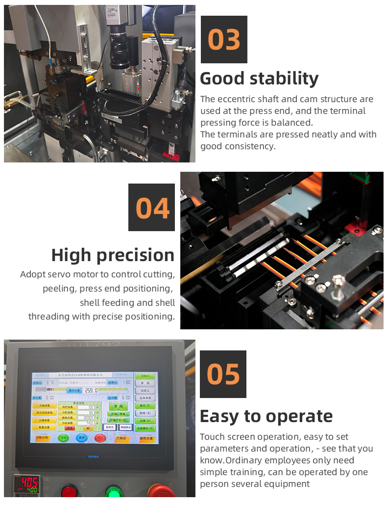TR-JK1 Fully Automatic Terminal Crimping Insert The Plastic Shell Single End Tin Dipping Machine — detail 8