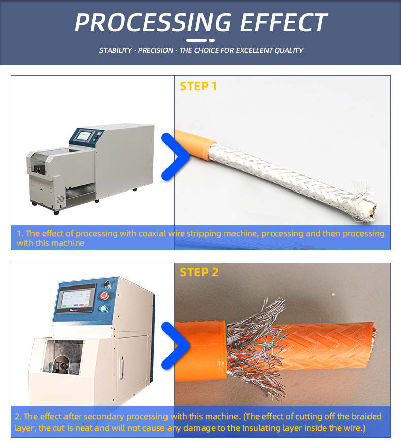 TR-1200 High Voltage Wire Single Station Cutting And Braiding Machine — detail 3