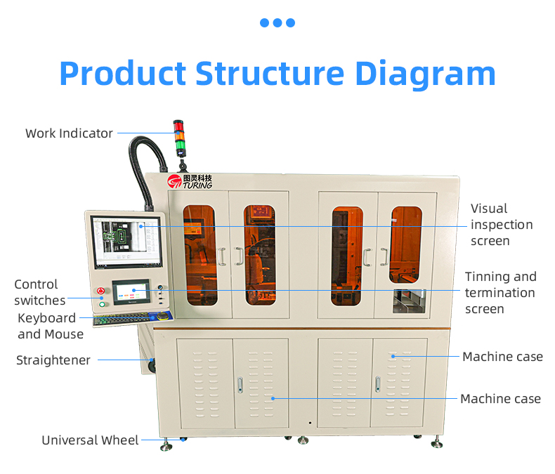 TR-A0706 Single-head Coaxial Wire Tin Terminal Crimping Machine — detail 15