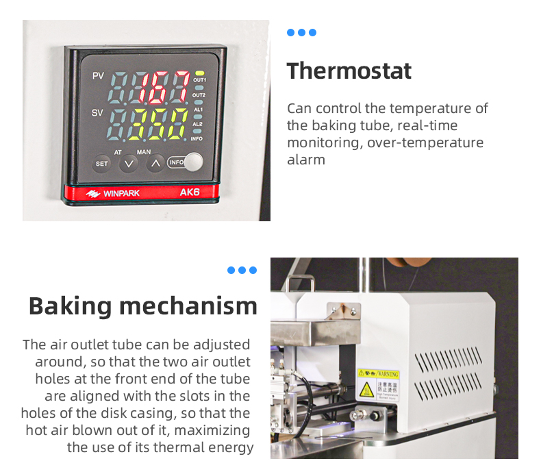 TR-H13 Semi-automatic Shielded Wire Threading Heat Shrinkable Tube Baking Machine — detail 9