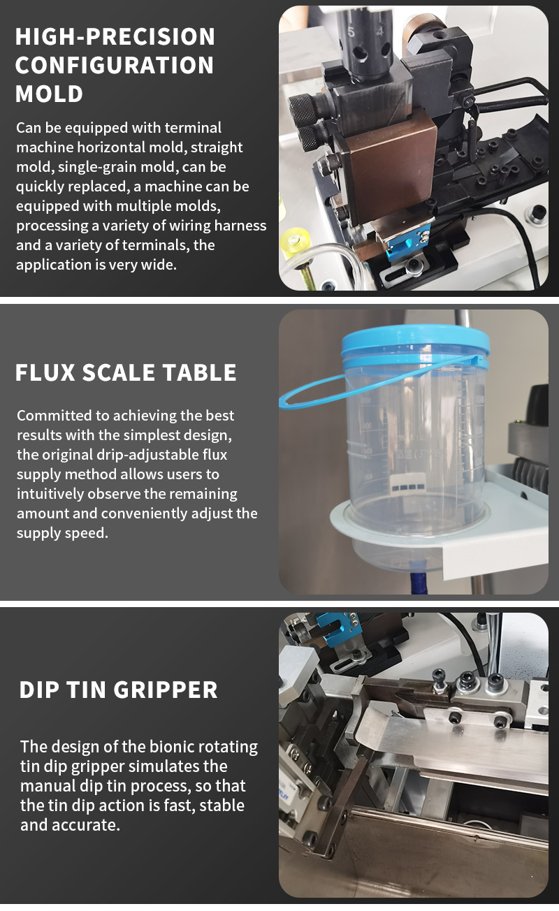TR-DX001 Single Head Single Wire Immersed Tin Terminal Crimping Machine — detail 7