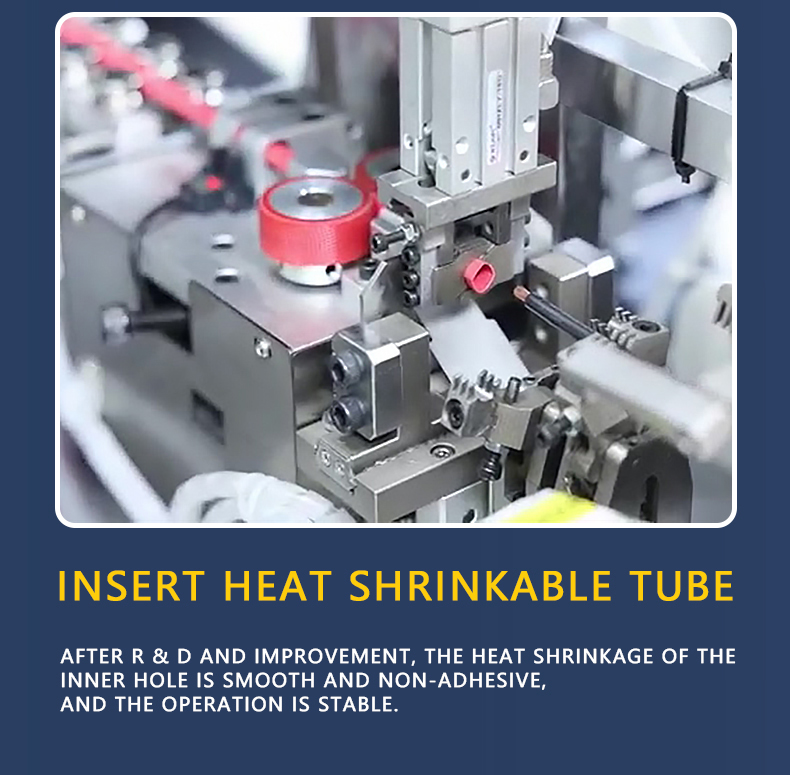 TR-D02/DZ4T Double-head Single-pass Heat Shrink Tube Cold-pressed Terminal Crimping Machine — detail 11