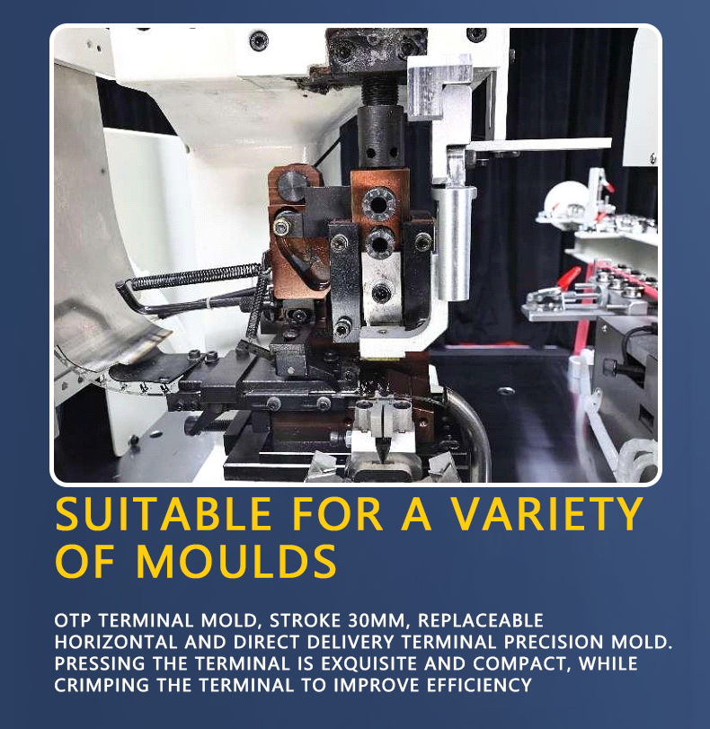 TR-D02/DZ4T Double-head Single-pass Heat Shrink Tube Cold-pressed Terminal Crimping Machine — detail 7
