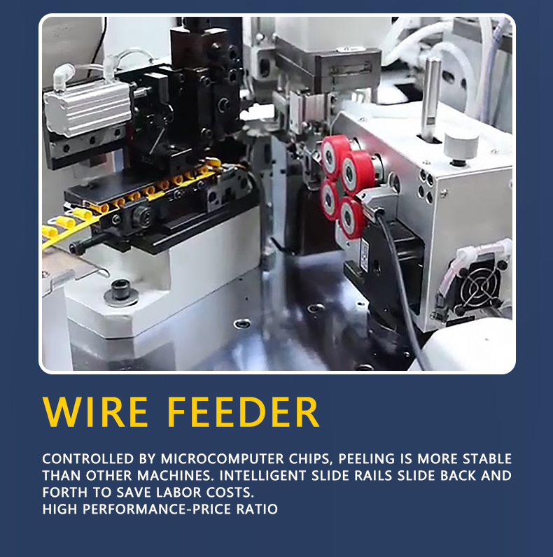 TR-D02/DZ4T Double-head Single-pass Heat Shrink Tube Cold-pressed Terminal Crimping Machine — detail 9