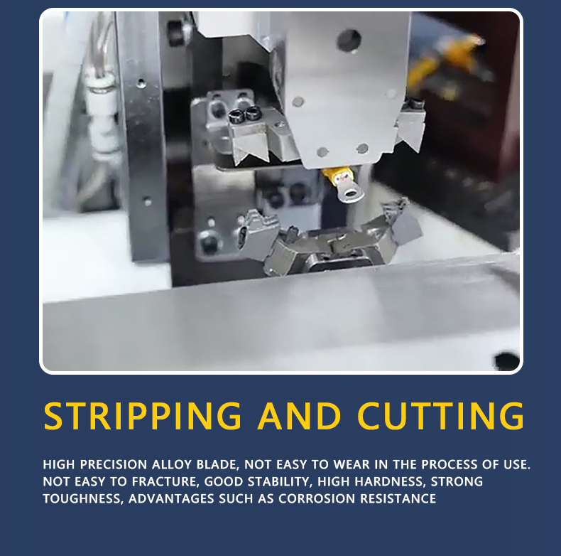 TR-D02/DZ4T Double-head Single-pass Heat Shrink Tube Cold-pressed Terminal Crimping Machine — detail 10