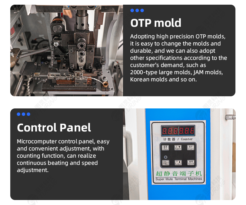 TR-JCB01 Semi-automatic Stripping And Punching Plastic Shell Terminal Crimping Machine — detail 9