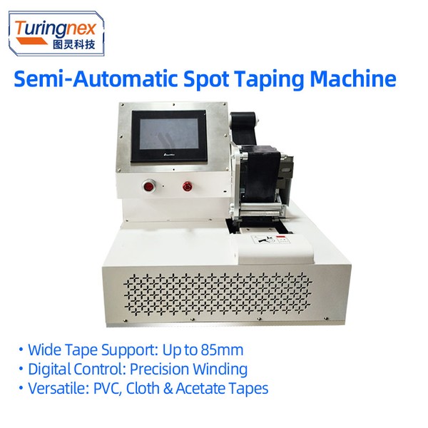 TR-J5 Semi-automatic 85mm Wide Point Tape Wrapping Machine
