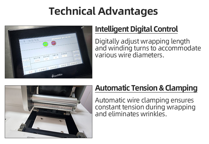 TR-J5 Semi-automatic 85mm Wide Point Tape Wrapping Machine — detail 3