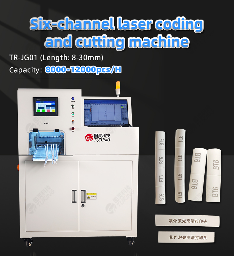 TR-JG01 Six Channel Laser Coding And Cutting Tube Machine Cut Pipe Machine With Laser Printing — detail 1