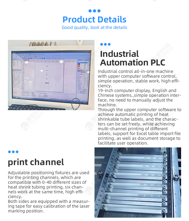 TR-JG01 Six Channel Laser Coding And Cutting Tube Machine Cut Pipe Machine With Laser Printing — detail 5