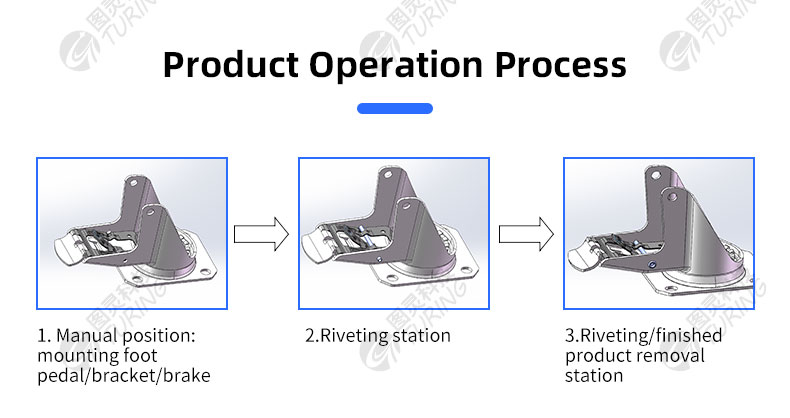 TR-JL05 Single Rivet Caster Brake Assembly Machine — detail 4