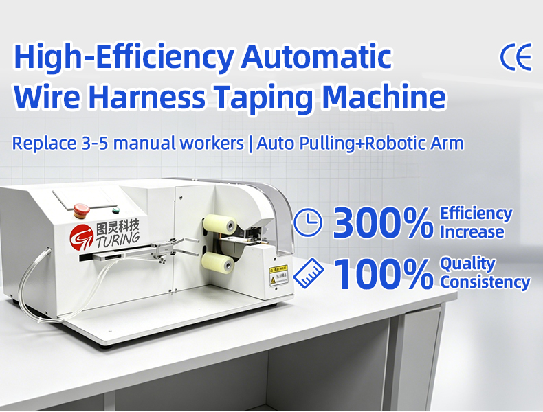 TR-303XL Automatic Pull Wire To Wrap PVC Tape Flannel Tape Acetate Adhesive Machine — detail 1