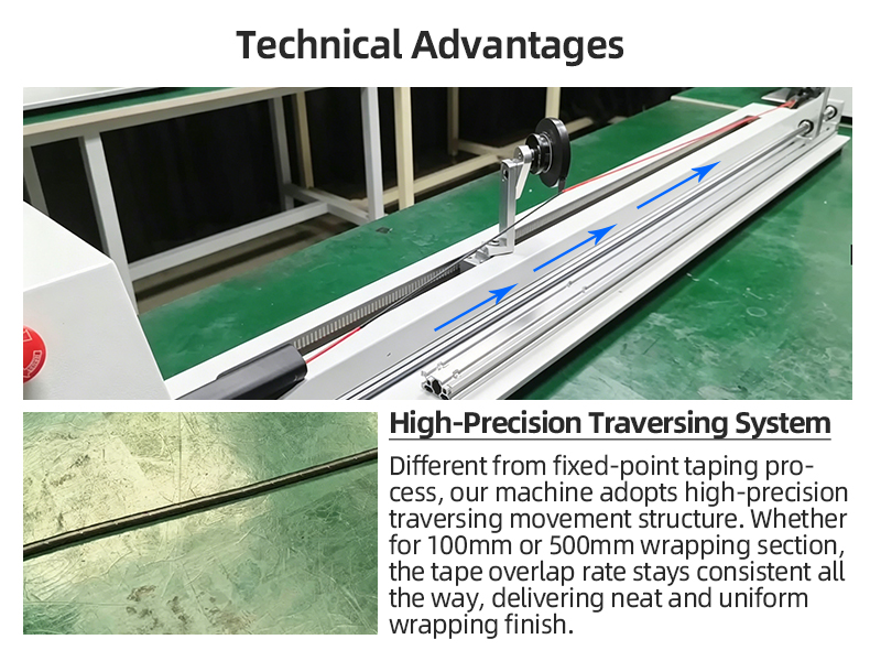 TR-303Q Flat Transfer Type Tape Wrapping Machine — detail 2