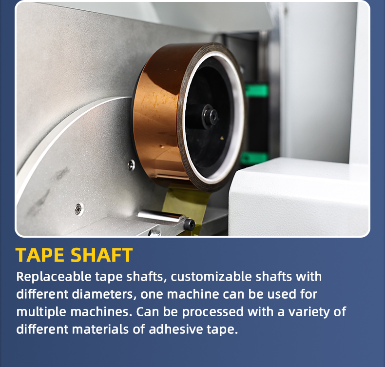 TR-J703 Semi Automatic New Energy Cable Dot Tape Wrapping Machine With Servo Motors Driver — detail 8