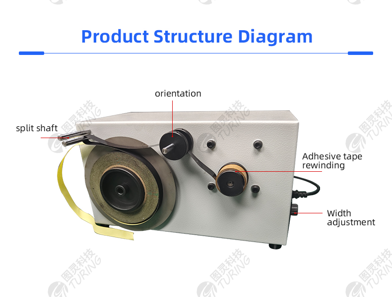 TR-J702 Acetate Tape Backing Paper Separation & Rewinding Machine Release Paper Separating Mechanism For Adhesive Tape — detail 4