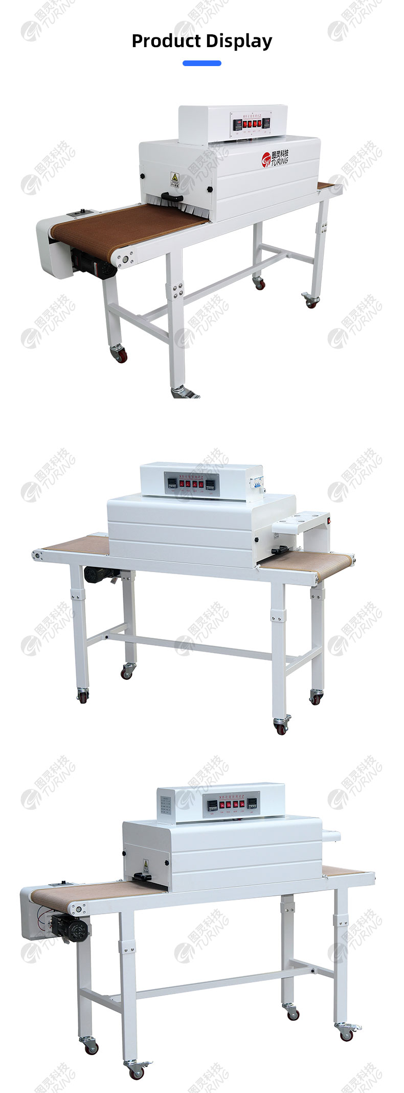 TR-848H Semi-automatic Closed Welding Rack Heat Shrink Tube Baking Machine With Feeding In Assembly Line Mode — detail 6