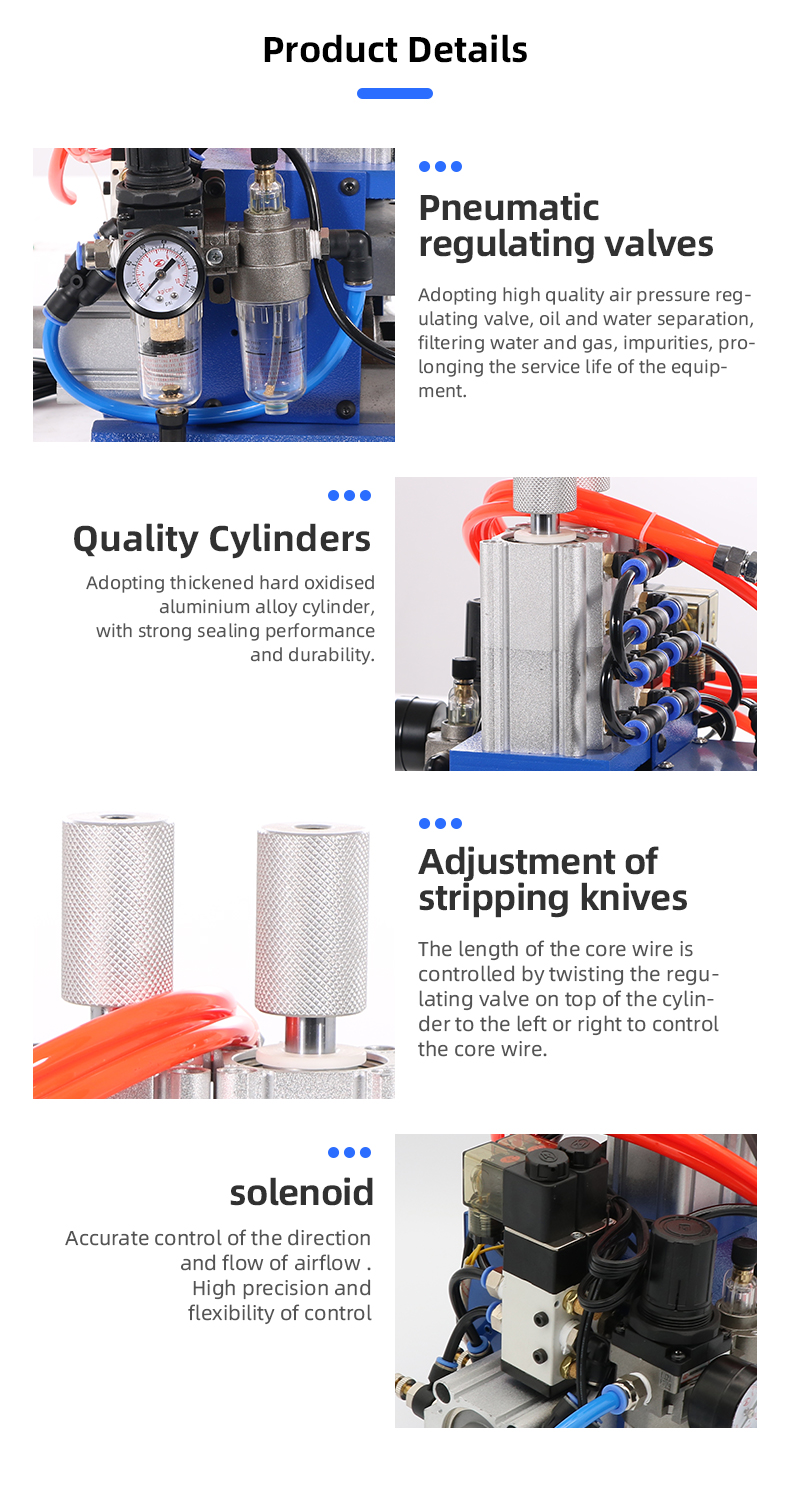 TR-4F+Y Upright Wire Stripping Machine — detail 5